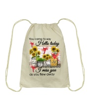 HELLO TODAY Drawstring Bag tile