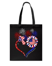 GOD BLESS AMERICA Tote Bag tile