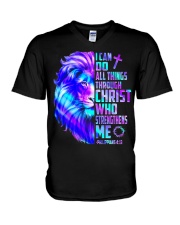 CHRIST V-Neck T-Shirt tile