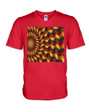 GERMAN FLAG V-Neck T-Shirt tile