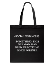 SOCIAL DISTANCING SOMETING THIS GERMAN Tote Bag tile