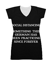 SOCIAL DISTANCING SOMETING THIS GERMAN All-Over Dress tile