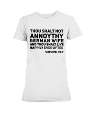 GERMAN WIFE Premium Fit Ladies Tee thumbnail