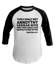GERMAN WIFE Baseball Tee thumbnail