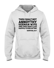 GERMAN WIFE Hooded Sweatshirt thumbnail