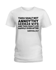 GERMAN WIFE Ladies T-Shirt thumbnail