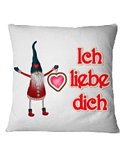 GERMAN I LOVE YOU Square Pillowcase thumbnail