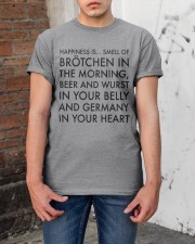 HAPPINESS IS SMELL OF BROTCHEN IN THE MORNING Classic T-Shirt apparel-classic-tshirt-lifestyle-31