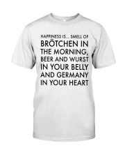 HAPPINESS IS SMELL OF BROTCHEN IN THE MORNING Classic T-Shirt tile