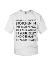 HAPPINESS IS SMELL OF BROTCHEN IN THE MORNING Youth T-Shirt tile