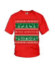 FROHE WEIHNACHTEN GERMAN CHRISTMAS Youth T-Shirt thumbnail