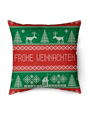 FROHE WEIHNACHTEN GERMAN CHRISTMAS Indoor Pillow - 16” x 16” thumbnail