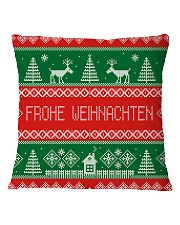 FROHE WEIHNACHTEN GERMAN CHRISTMAS Square Pillowcase thumbnail