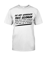 DO NOT APPROACH THIS GERMAN PLEASE RESPECT Premium Fit Mens Tee tile
