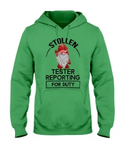 STOLLEN TESTER REPORTING FOR DUTY Hooded Sweatshirt tile