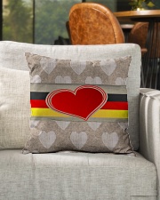 GERMANY LOVE Indoor Pillow - 16” x 16” aos-decorative-pillow-lifestyle-front-04