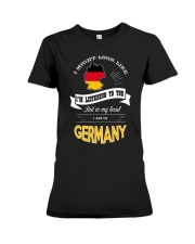I AM IN GERMANY Premium Fit Ladies Tee thumbnail
