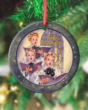 CHRISTMAS VINTAGE GERMAN Circle ornament - single (porcelain) custom-circle-ornament-single-porcelain-lifestyle-13