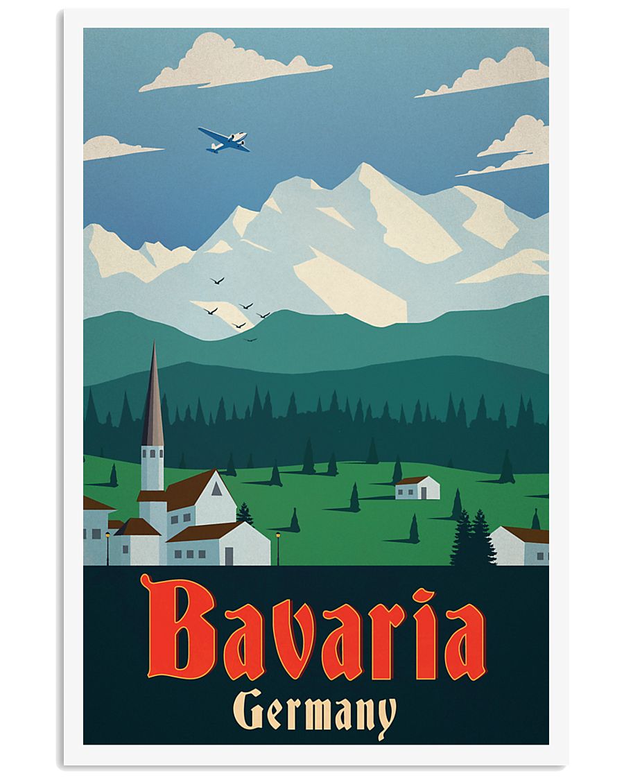 GERMANY BAVARIA VINTAGE 11x17 Poster