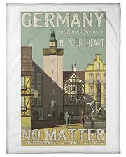GERMAN VINTAGE POSTER Fleece Blanket - 30" x 40" thumbnail
