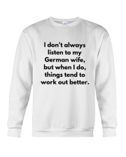 GERMAN WIFE BETTER Crewneck Sweatshirt thumbnail
