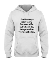 GERMAN WIFE BETTER Hooded Sweatshirt thumbnail