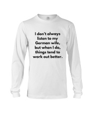 GERMAN WIFE BETTER Long Sleeve Tee thumbnail