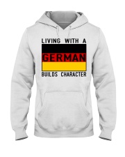 LIVING WITH A GERMAN Hooded Sweatshirt thumbnail