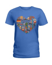 GERMANY HEART Ladies T-Shirt tile