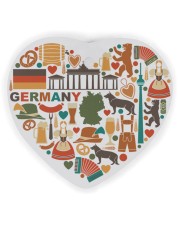 GERMANY HEART Heart Ornament (Wood) tile