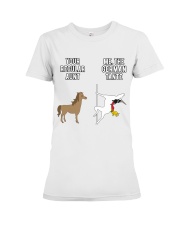 YOUR REGULAR AUNT ME THE GERMAN TANTE Premium Fit Ladies Tee thumbnail