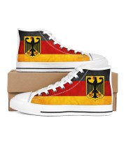 GERMANY Men's High Top White Shoes inside-right-outside-right