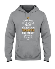 BACK OFF I HAVE A CRAZY GERMAN TANTE Hooded Sweatshirt thumbnail