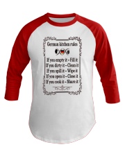 GERMAN KITCHEN RULES Baseball Tee thumbnail