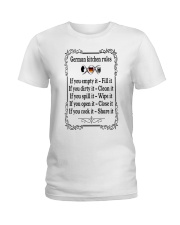 GERMAN KITCHEN RULES Ladies T-Shirt thumbnail