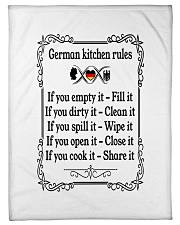 GERMAN KITCHEN RULES Small Fleece Blanket - 30" x 40" thumbnail