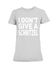 I DON'T GIVE A SCHNITZEL Premium Fit Ladies Tee tile