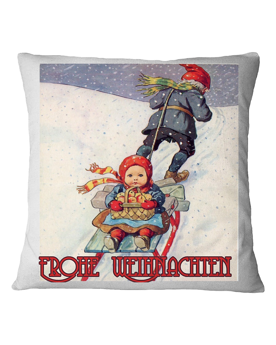 GERMAN MERRY CHRISTMAS Square Pillowcase