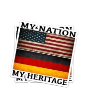 GERMAN AMERICAN Sticker - 2 pack (Vertical) front
