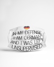 IN MY DEFENSE I AM GERMAN AND I WAS Cloth face mask aos-face-mask-lifestyle-22