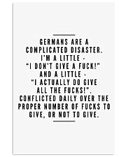 GERMANS ARE A COMPLICATED DISASTER 11x17 Poster thumbnail