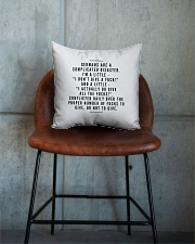 GERMANS ARE A COMPLICATED DISASTER Square Pillowcase aos-pillow-square-front-lifestyle-04
