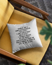 GERMANS ARE A COMPLICATED DISASTER Square Pillowcase aos-pillow-square-front-lifestyle-07