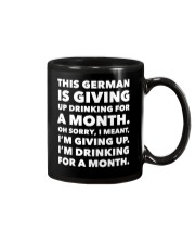 THIS GERMAN IS GIVING UP DRINKING FOR A MONTH Mug thumbnail