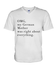 MY GERMAN MOTHER V-Neck T-Shirt thumbnail