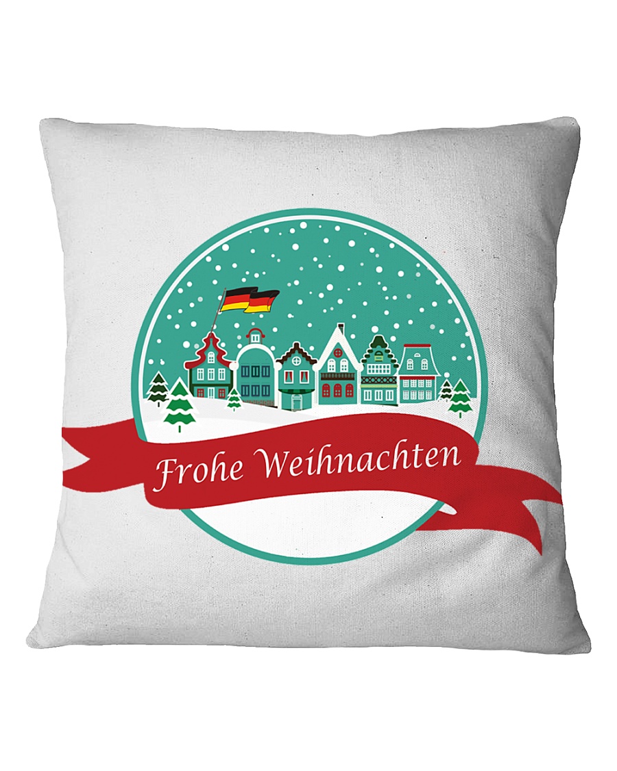 GERMAN MERRY CHRISTMAS Square Pillowcase