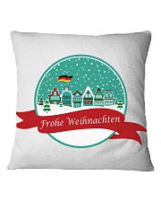GERMAN MERRY CHRISTMAS Square Pillowcase front