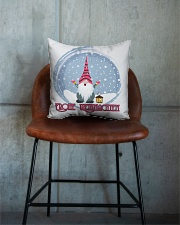 GERMAN MERRY CHRISTMAS Square Pillowcase aos-pillow-square-front-lifestyle-04