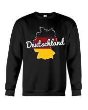 GERMAN MAP AND FLAG Crewneck Sweatshirt tile