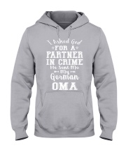 OMA FUNNY PARTNER IN CRIME Hooded Sweatshirt thumbnail